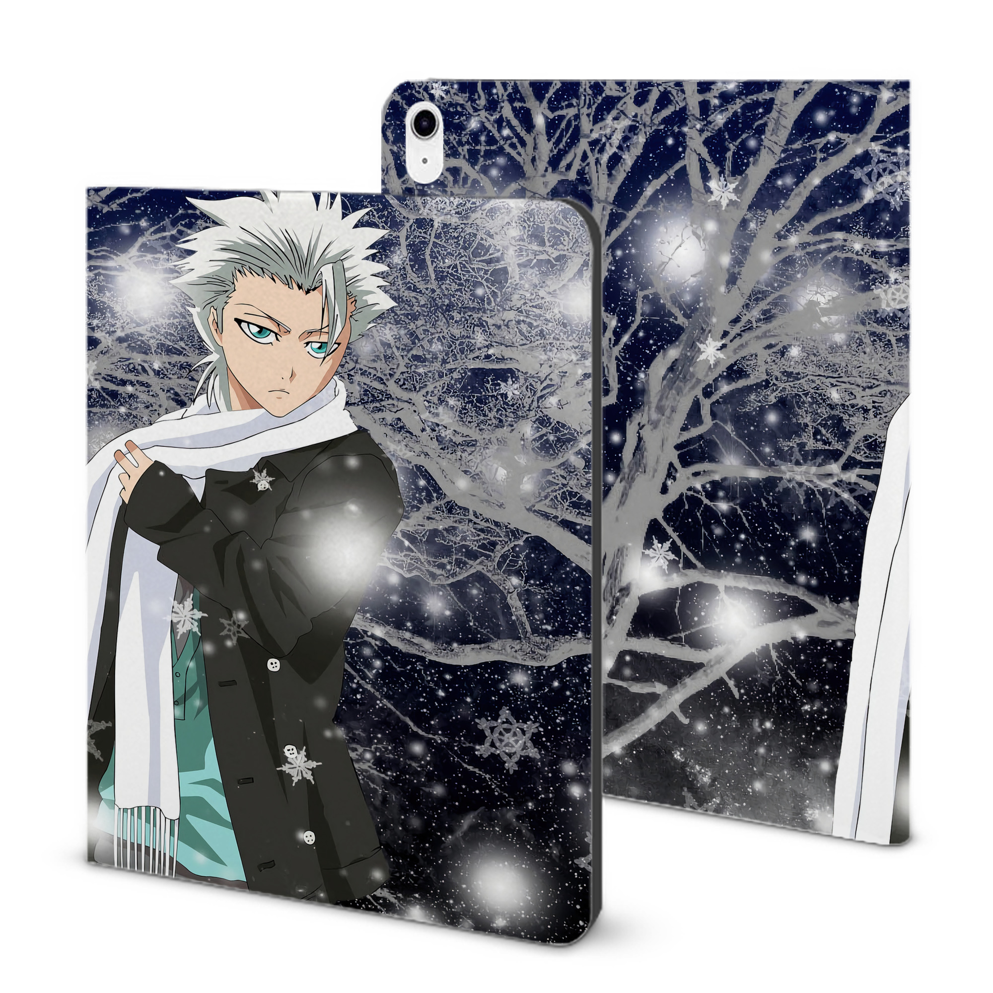 （画像用） ブリーチ BLEACH IPad ケース ブック型 PUレザー TPU 耐衝撃 軽量 薄型 ペン収納なし 全面保護 IPad 各モデル対応